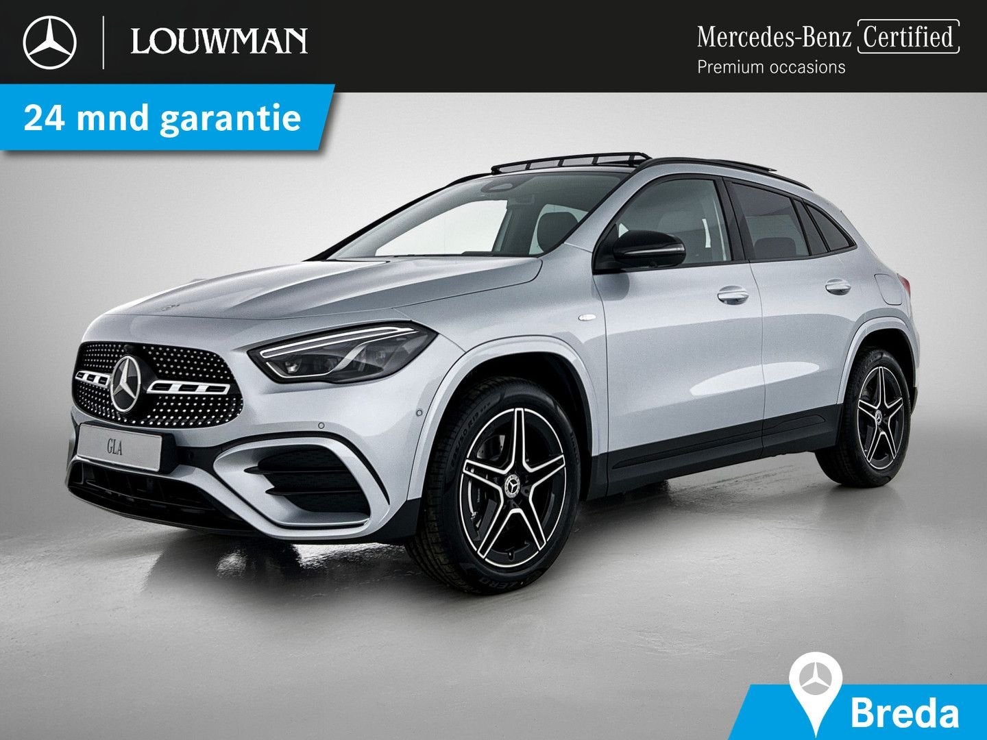 Mercedes-Benz GLA 250 e Business Solution AMG | Nightpakket, Auto's, Automaat, Zwart, 15 kWh, Parkeersensor