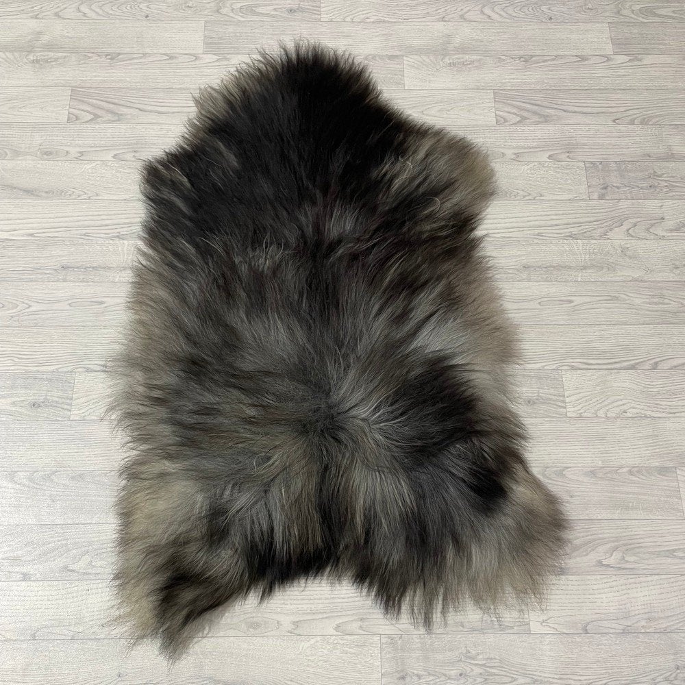 Schapenvacht IJslands zwart 120x75cm #1909 | Lederstore, Meerkleurig, Wandkleed, Nieuw, Ophalen of Verzenden