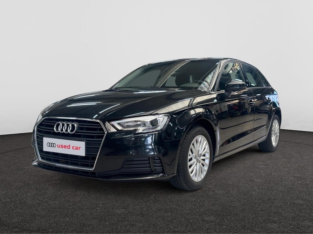 Audi A3 Sportback 30 TFSI (EU6d-TEMP), Auto's, Xenon verlichting, Zwart, Bedrijf, Handgeschakeld