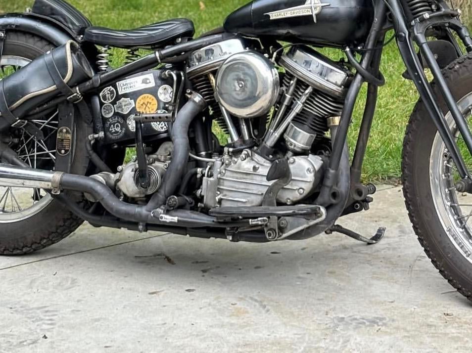 2 in 1 panhead uitlaat headers, Ophalen