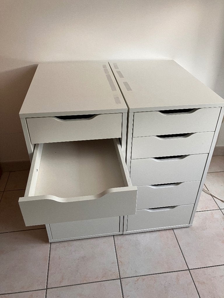 2 lades voor IKEA bureau tafel, Huis en Inrichting, Kasten | Ladekasten, Ophalen, Overige materialen, Minder dan 50 cm, Gebruikt