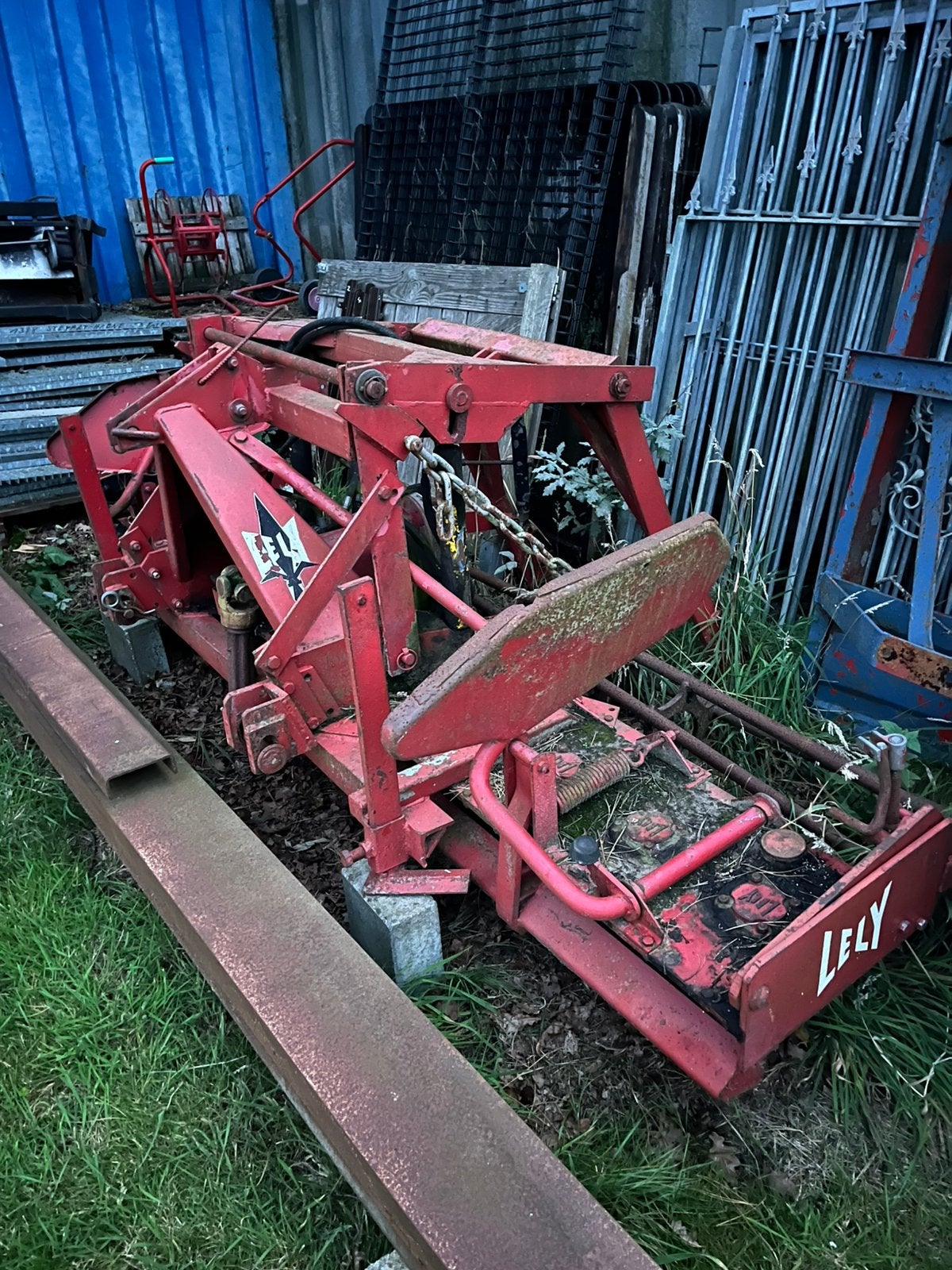 Lely rotoreg, Ophalen