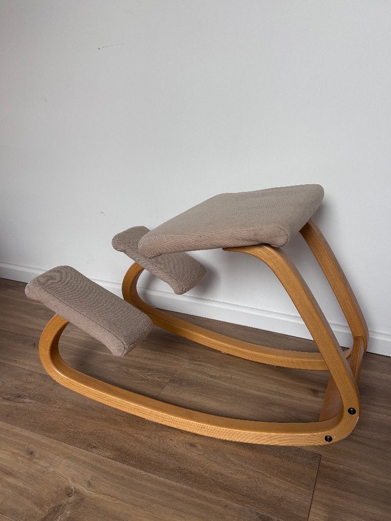 Stokke Varier Balans Ergonomische Stoel, Ophalen, Gebruikt, Beige, Bureaustoel