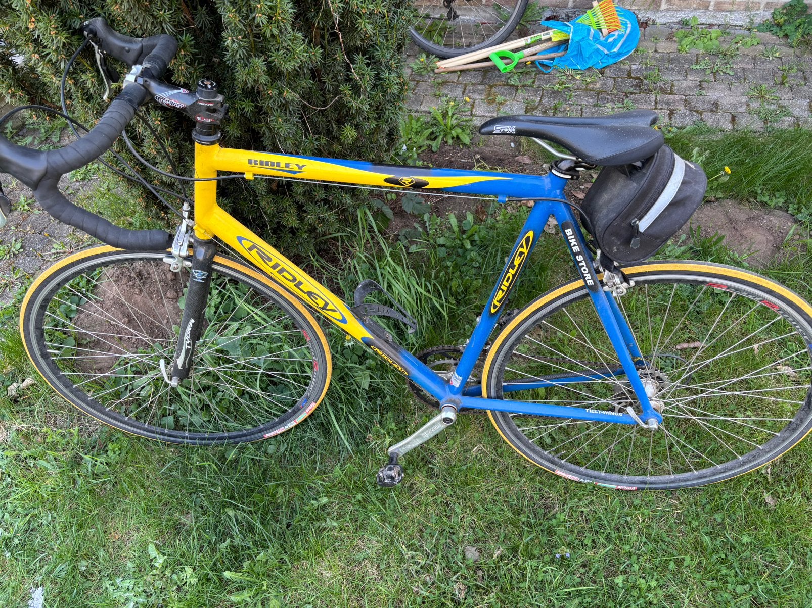 Koersfiets met shimano 105 gear, Fietsen en Brommers, Ophalen, Zo goed als nieuw