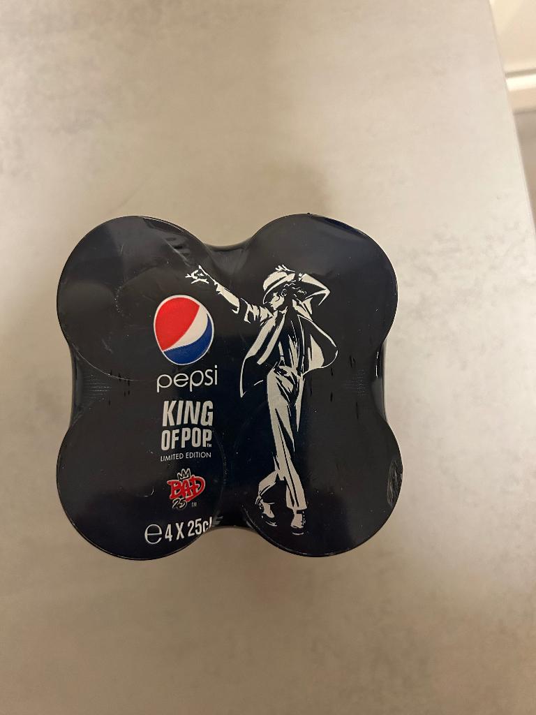 Michael Jackson 4 volle blikjes pepsi cola, Ophalen of Verzenden, Nieuw