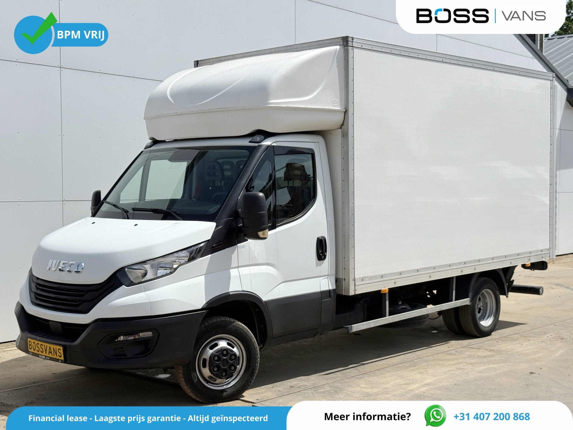 Iveco Daily 35C16 3.0 Laadklep Zijdeur Climate control Cruis, Auto's, Bestelwagens en Lichte vracht, Gebruikt, Zwart, 4 cilinders