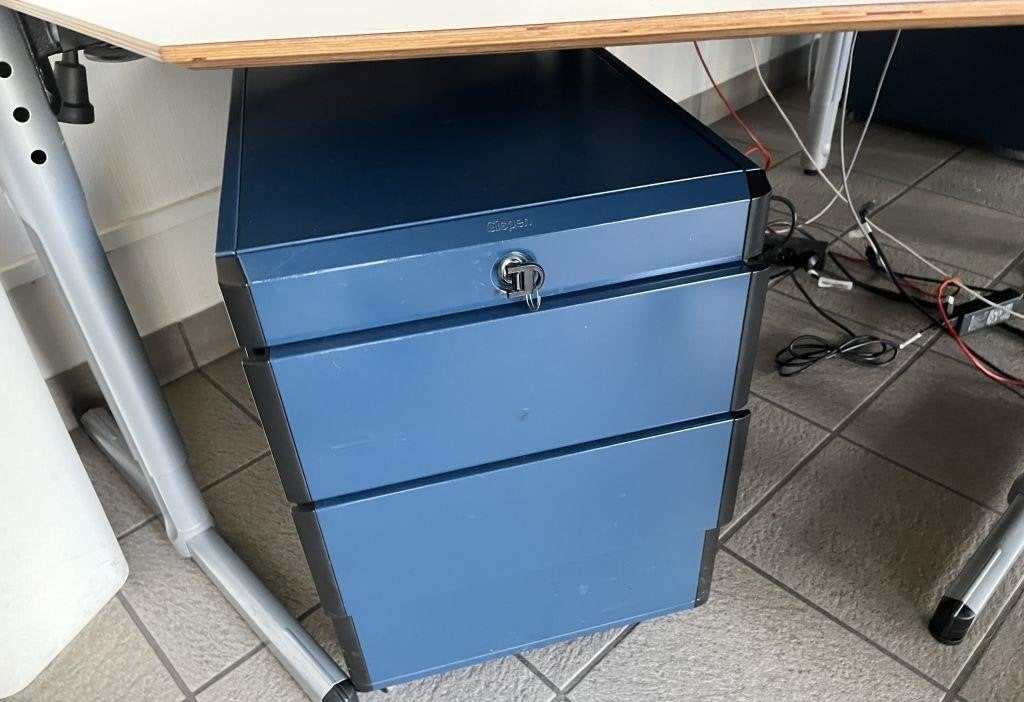 ladenkasten Gispen, Maison & Meubles, Gispen, Autres types, Avec roues, Enlèvement