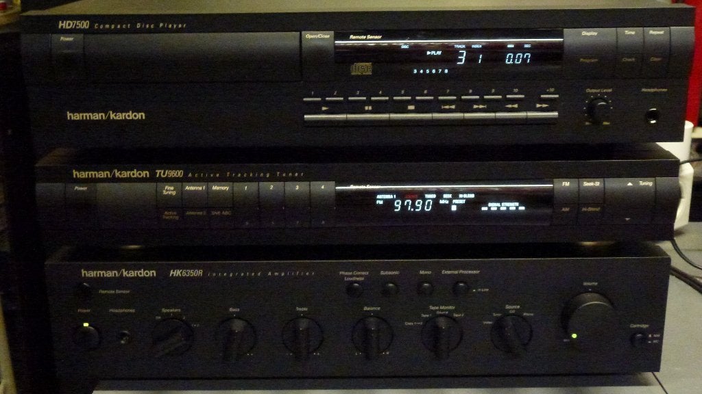 Harman Kardon set., TV, Hi-fi & Vidéo, Chaîne Hi-fi, Enlèvement, Comme neuf, Composants en vrac