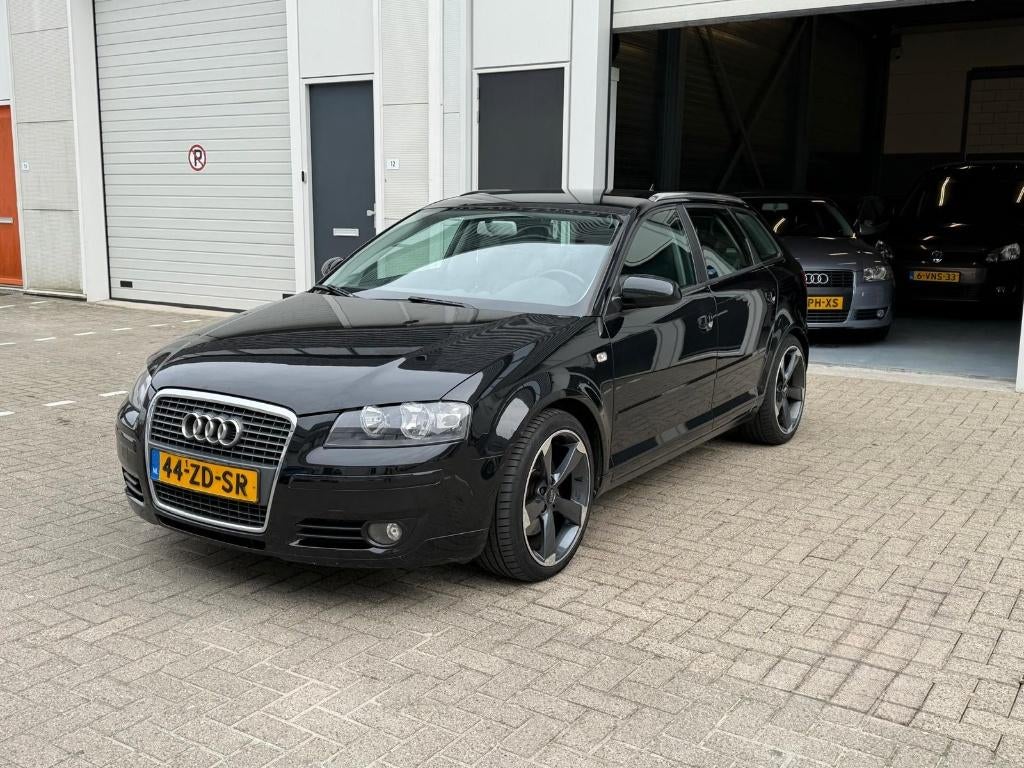 Audi a3 2.0 TFSI 2008 Nieuwe Apk en onderhoud., Auto's, Voorwielaandrijving, Euro 5, Navigatiesysteem, Zwart