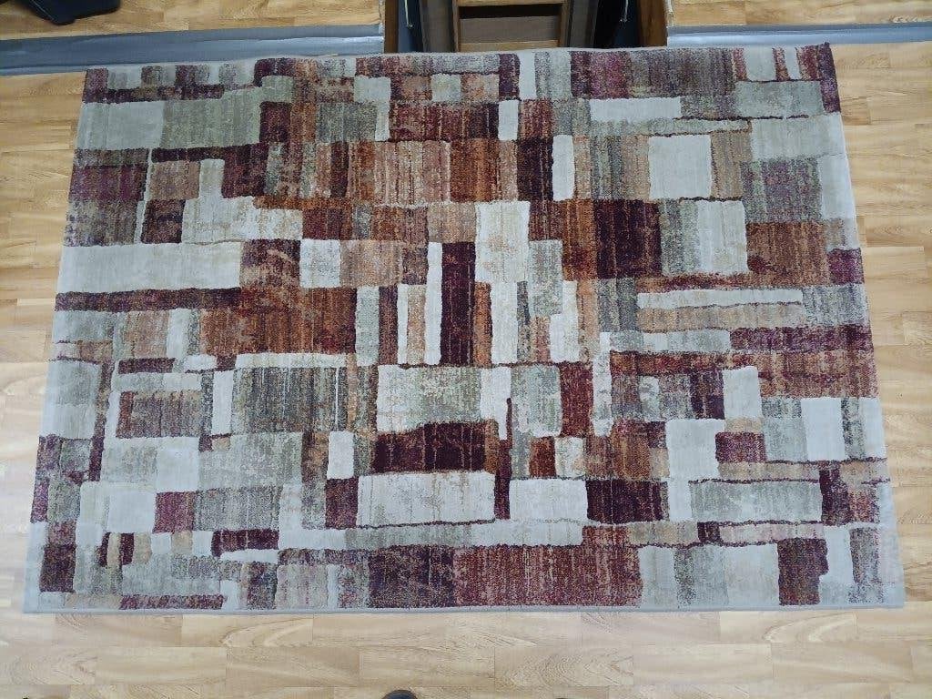 Tapis abstrait et moderne, Maison & Meubles, 150 à 200 cm, Vert, Comme neuf, 100 à 150 cm