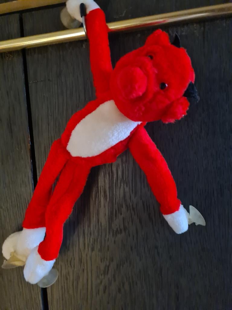 Mascotte foot "Diable rouge", Enlèvement ou Envoi, Neuf, Autres types