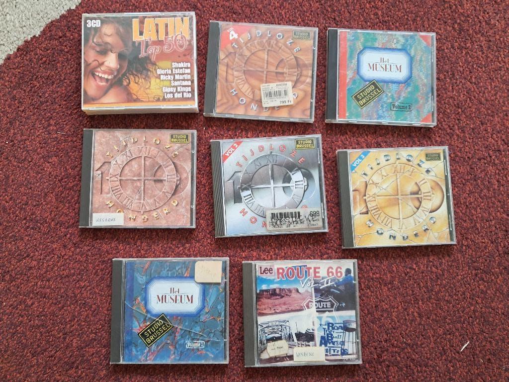 lot van 9 x CD: tijdloze, latin, .., Cd's en Dvd's, Ophalen, Gebruikt