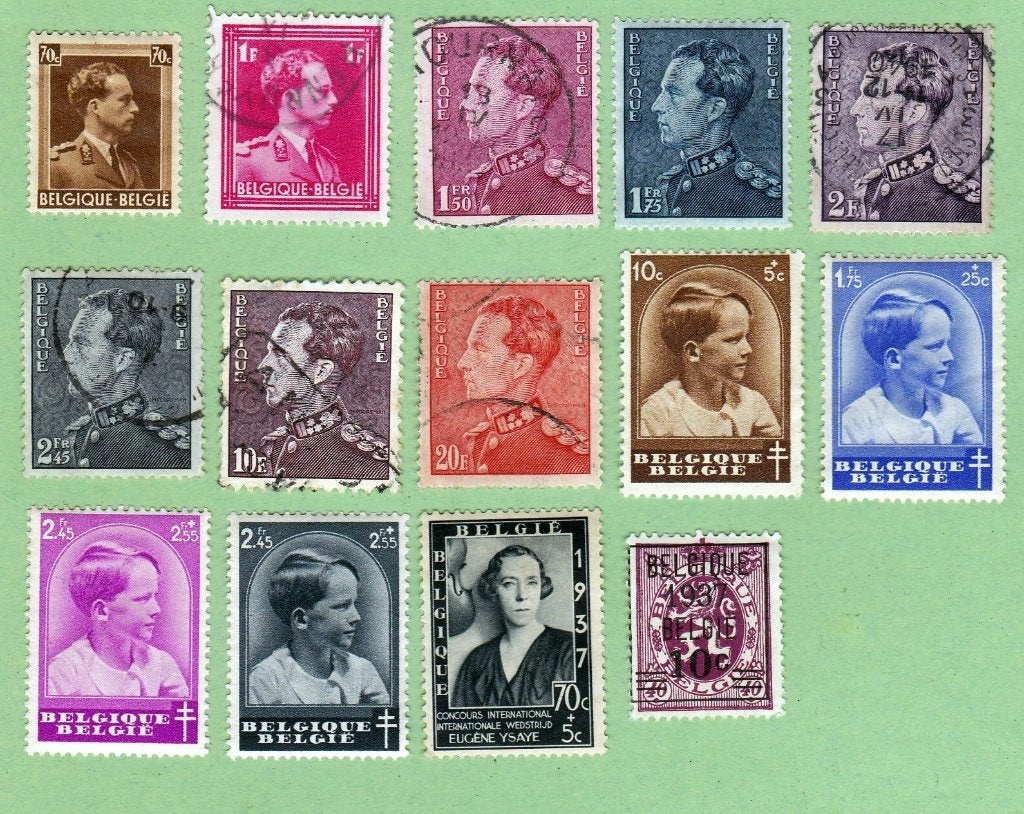 Timbres de collection (2) Belgique, Enlèvement ou Envoi, Timbre-poste, Autre