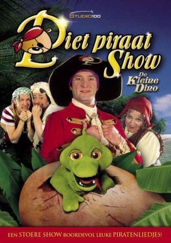 Studio 100 dvd - Piet Piraat show - De Kleine dino, Ophalen of Verzenden, Show