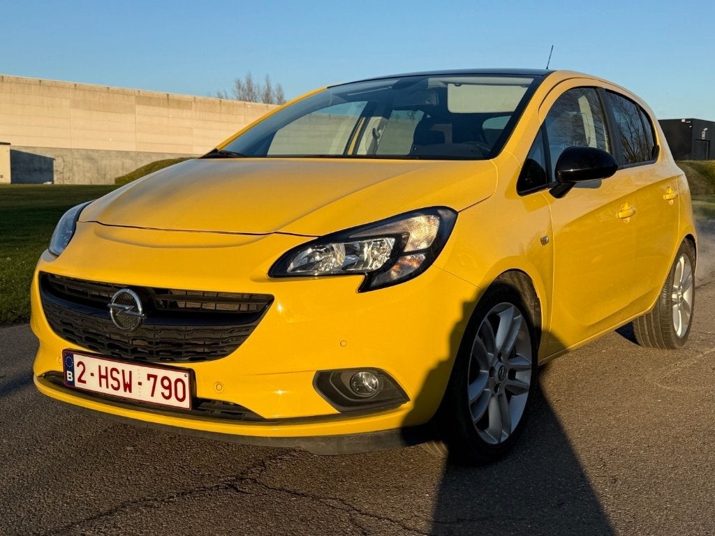 Opel Corsa Black Edition, Auto's, Voorwielaandrijving, Stof, Zwart, 4 cilinders