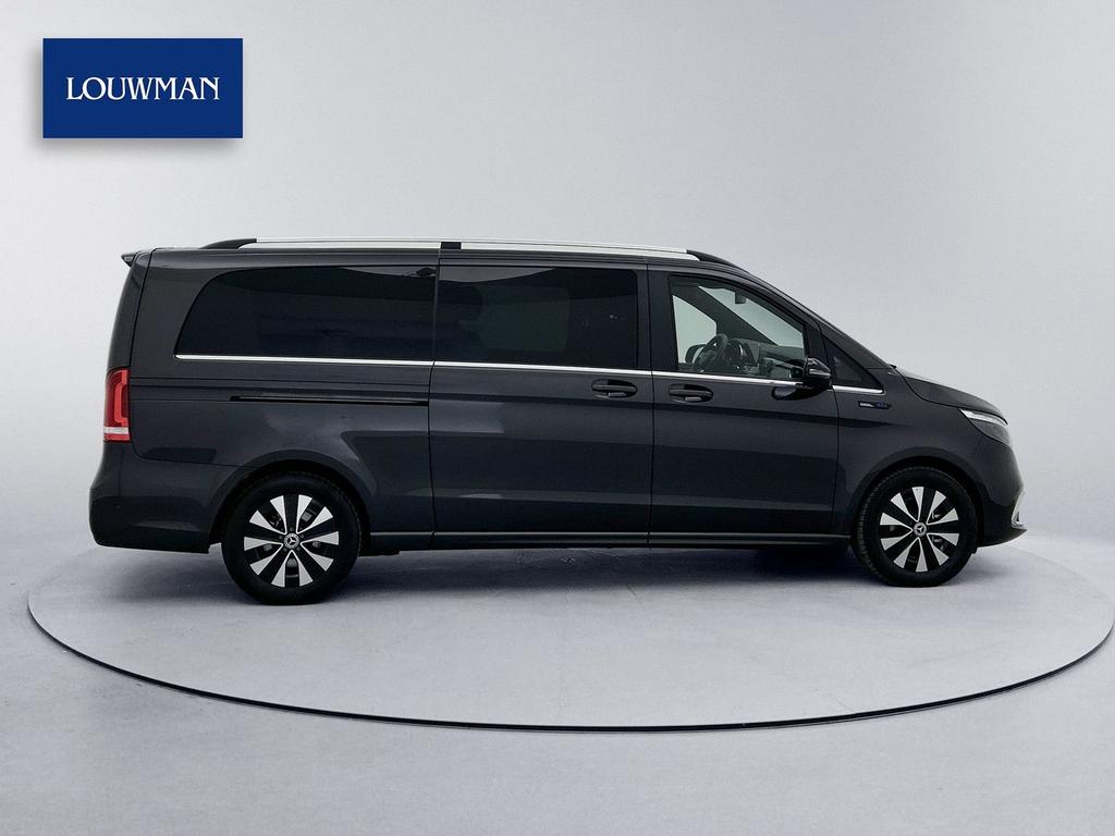 Mercedes-Benz EQV 300 L3 90kWh DC Burmster Dubbele cabine Gr, Auto's, Automaat, Parkeersensor, Mercedes-Benz, Zilver of Grijs