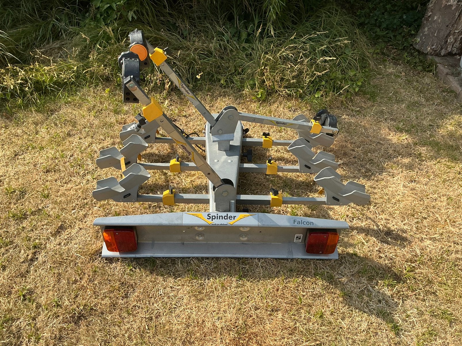 Spinder Falcon fietsendragen (3 fietsen), Auto diversen, Fietsendragers, Gebruikt, Trekhaakdrager, 3 fietsen of meer, Ophalen