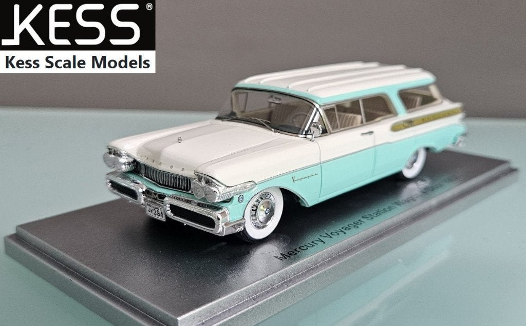 KESS-MODEL: Mercury Voyager Station Wagon 4-Door 1957 (1:43), Enlèvement ou Envoi, Comme neuf, Voiture, Autres marques