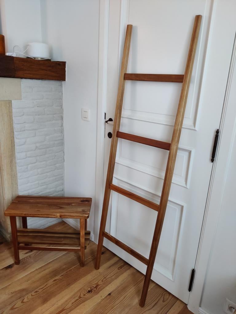 Badkamer handdoekladder en rekje, Huis en Inrichting, Badkamer | Badkamermeubels, Ophalen