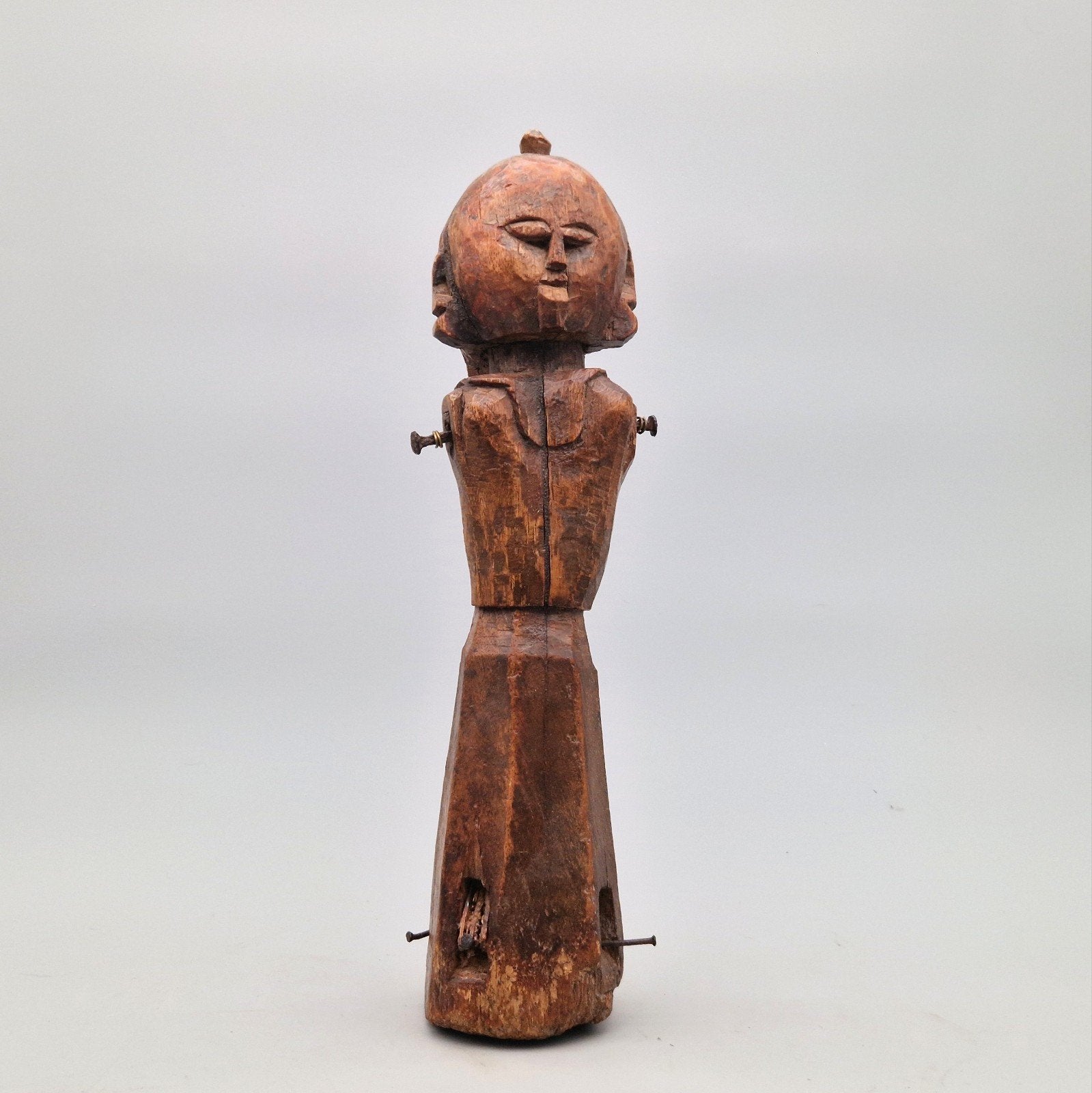 Ancienne figure indienne en bois 40cm., Enlèvement, Bois
