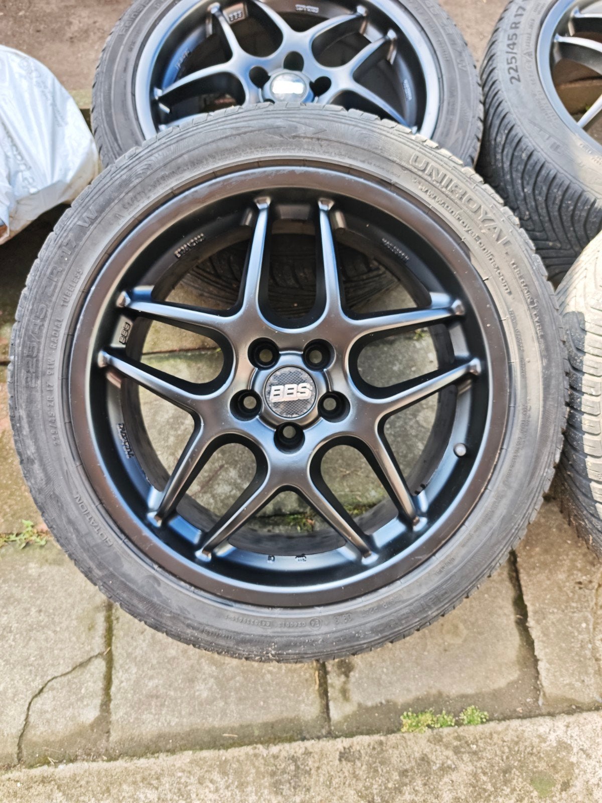 Jantes 17" BBS 5x100, Autos : Pièces & Accessoires, Pneus et Jantes, Pneus été, 17 pouces, Enlèvement