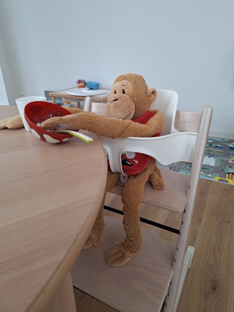 Babystoeltje voor tripp trapp merk Stokke, Enlèvement, Comme neuf, Chaise évolutive, Réducteur de chaise