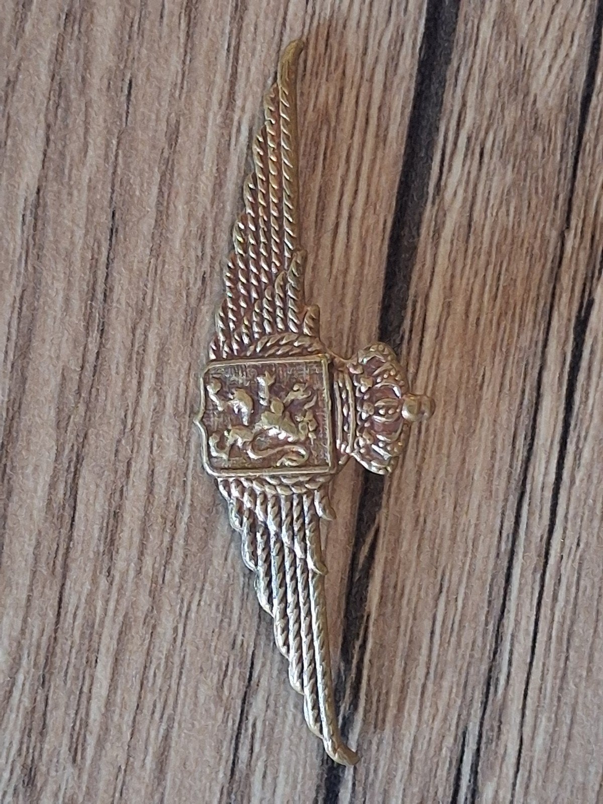 insigne de béret vintage de l'armée de l'air belge, Collections, Envoi, Armée de l'air