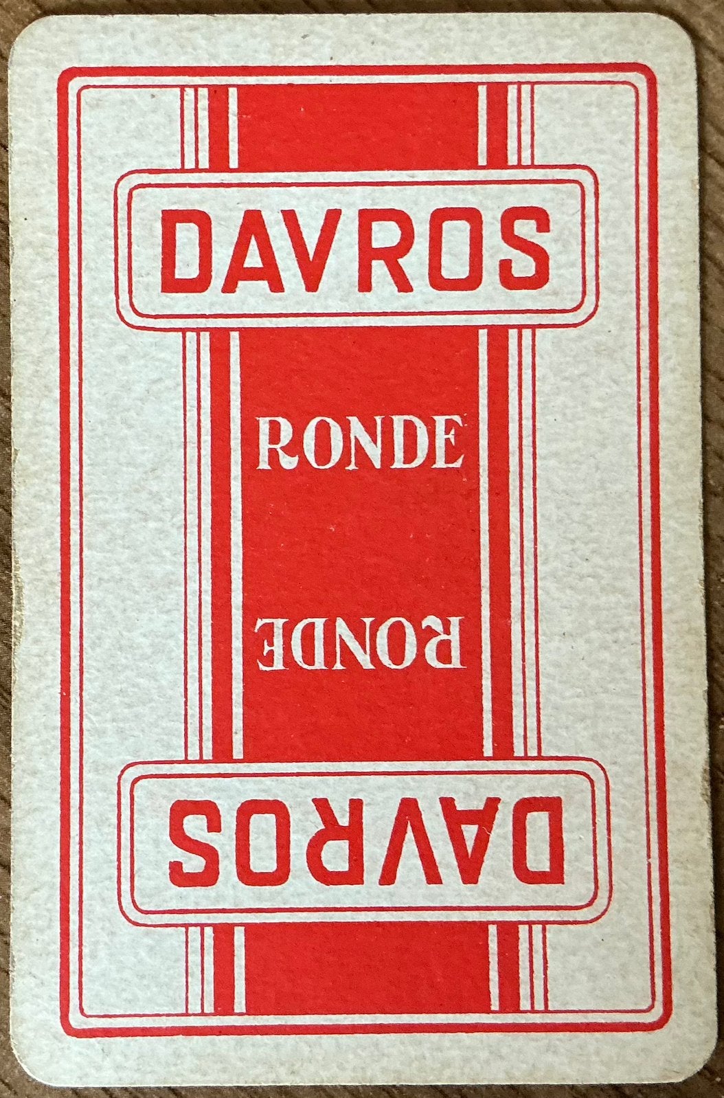 Carte à jouer DAVROS, Collections, Enlèvement ou Envoi, Comme neuf, Carte(s) à jouer