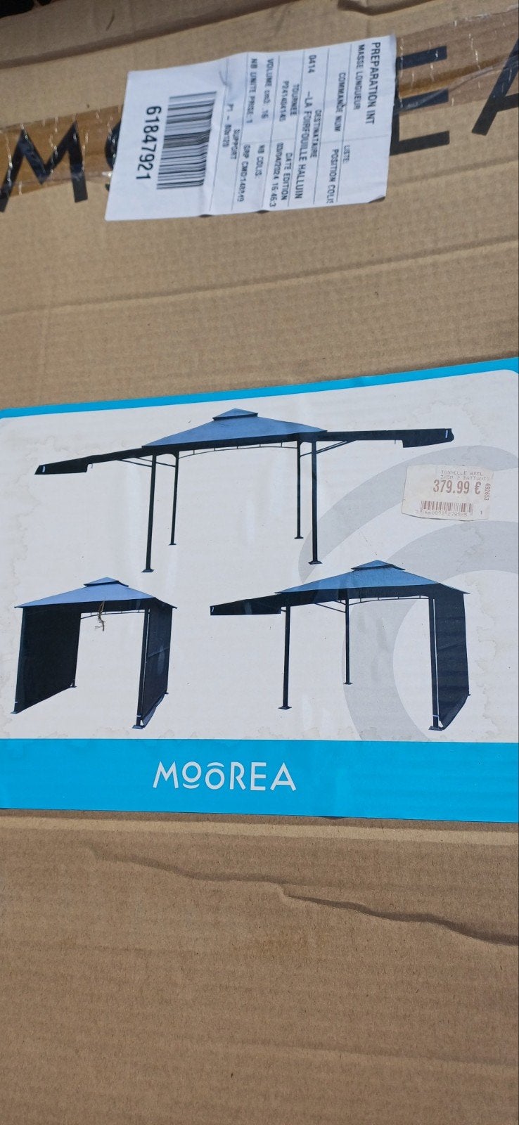 Partytent 3x3 omvormbaar naar 3x6.66, Ophalen