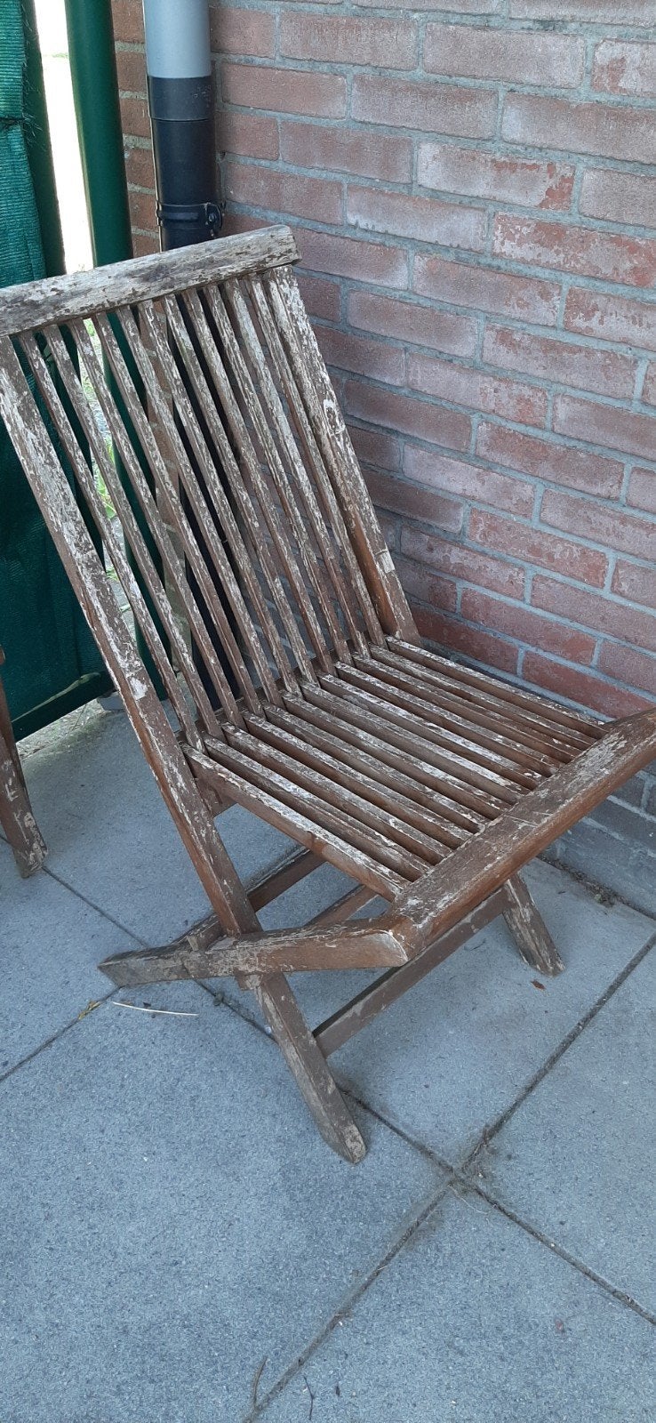 GRATIS 2 bankirai Tuinstoelen, Ophalen