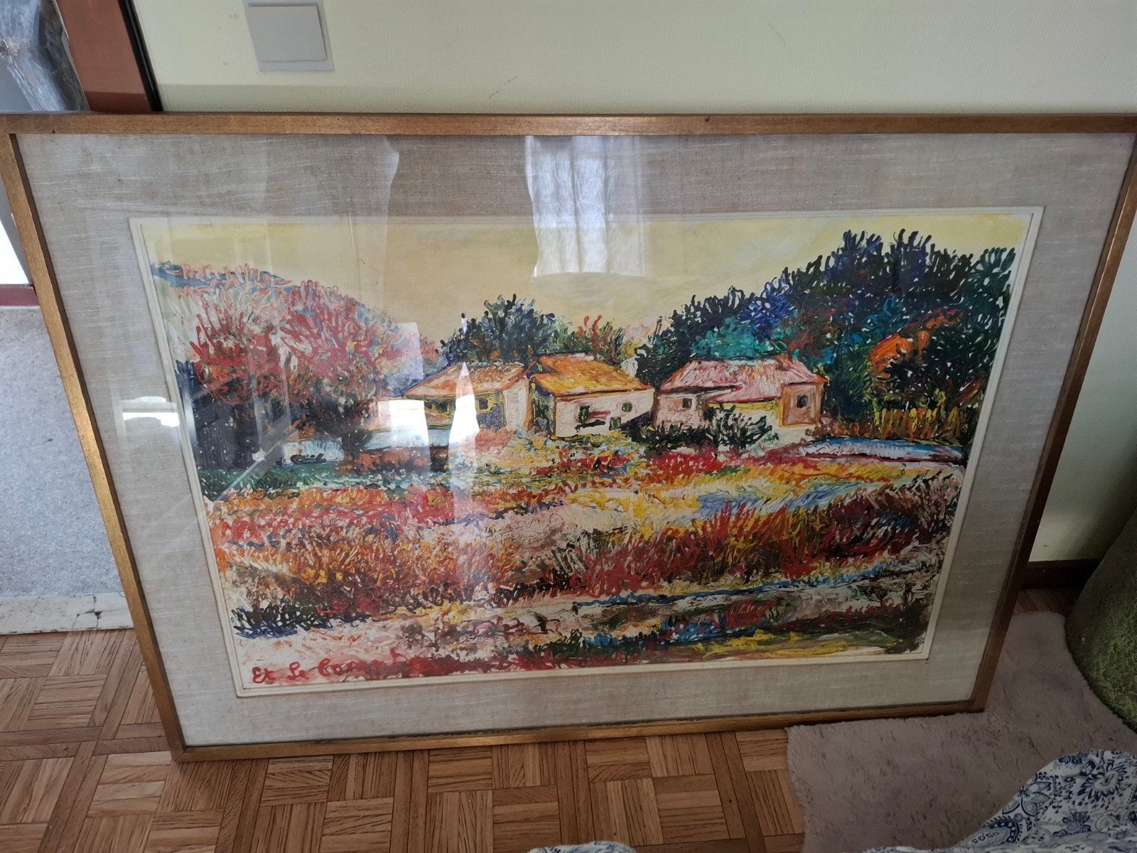 schilderij landschap, Maison & Meubles, Enlèvement, Peinture