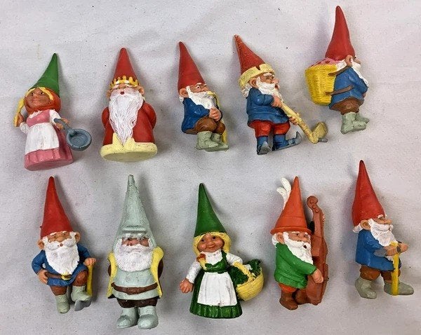 Ensemble de 10 figurines BRB Star Toys David le Leprechaun v, Envoi, Comme neuf