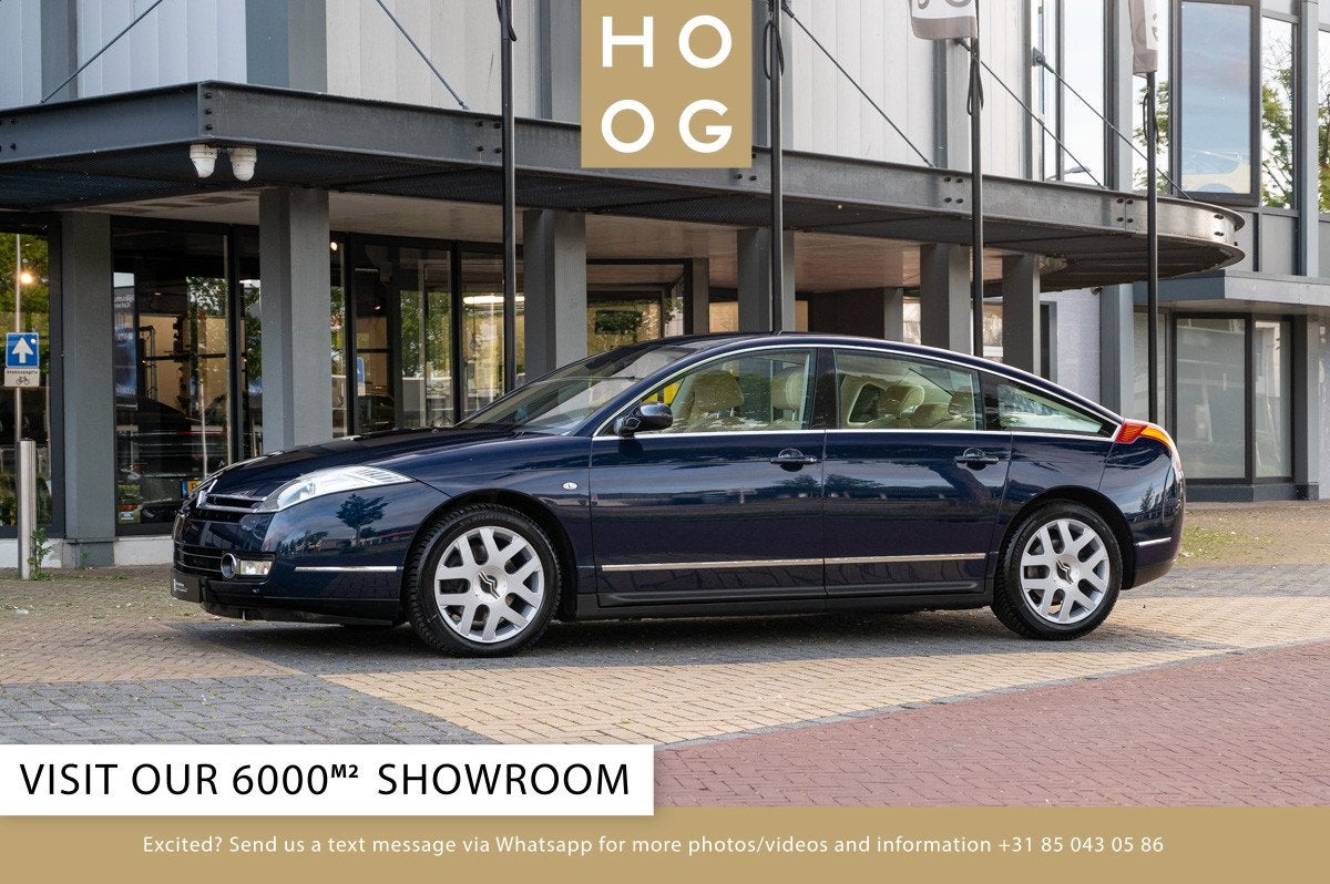 Citroën C6 3.0 V6 EXCLUSIVE (bj 2007, automaat), Auto's, Citroën, 4 deurs, Gebruikt, 155 kW, Leder
