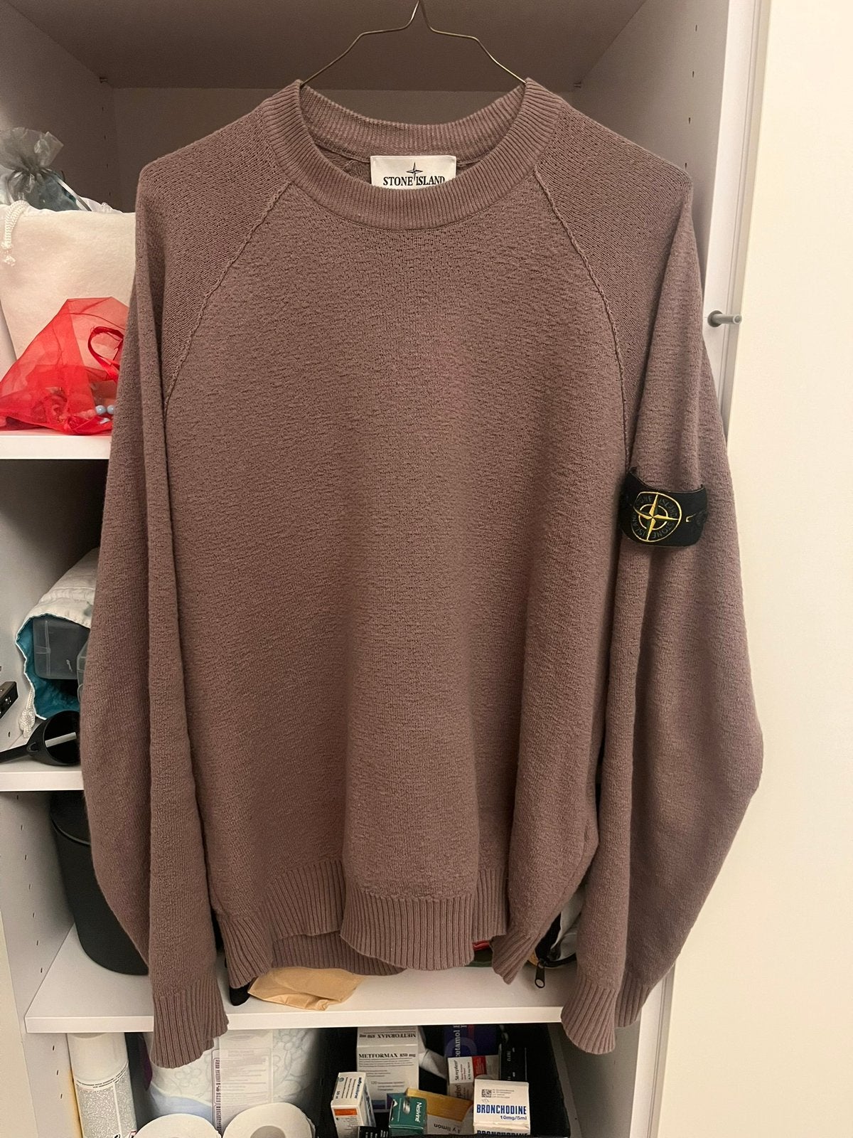 Stone island sweater, Enlèvement ou Envoi, Neuf, Taille 52/54 (L), Violet