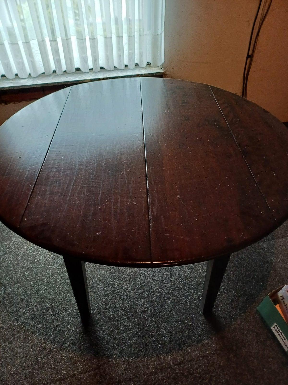 Eiken tafel, Huis en Inrichting, Ophalen, Gebruikt, Ovaal