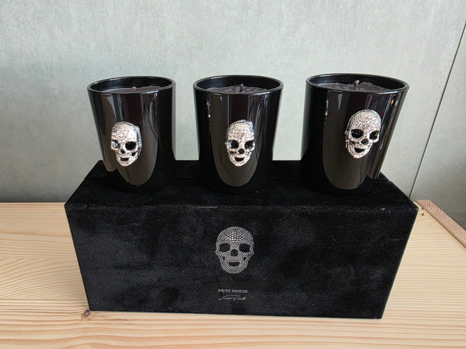 kaarsen skull, Huis en Inrichting, Nieuw, Ophalen of Verzenden, Glas, Kaars