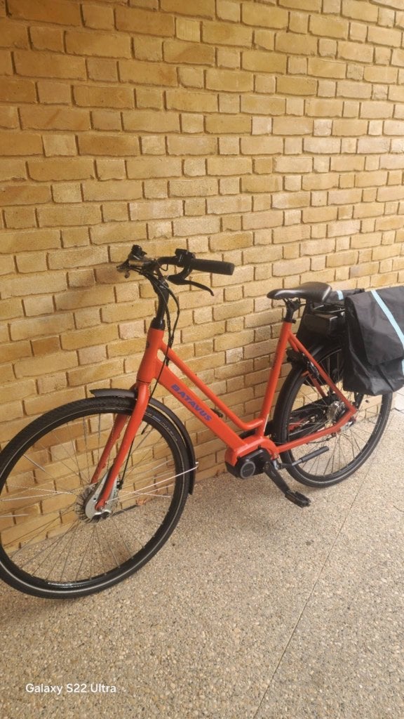 Batavus fonk e-go, Fietsen en Brommers, Ophalen, Gebruikt, 30 tot 50 km per accu, Batavus
