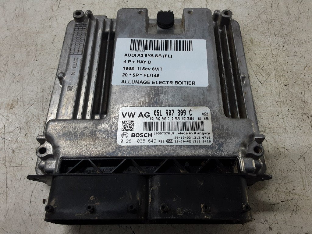 ONTSTEKINGSMODULE Audi A3 Sportback (8YA) (05L907309C), Info@audi.de, Audi, Audi AG, Gebruikt