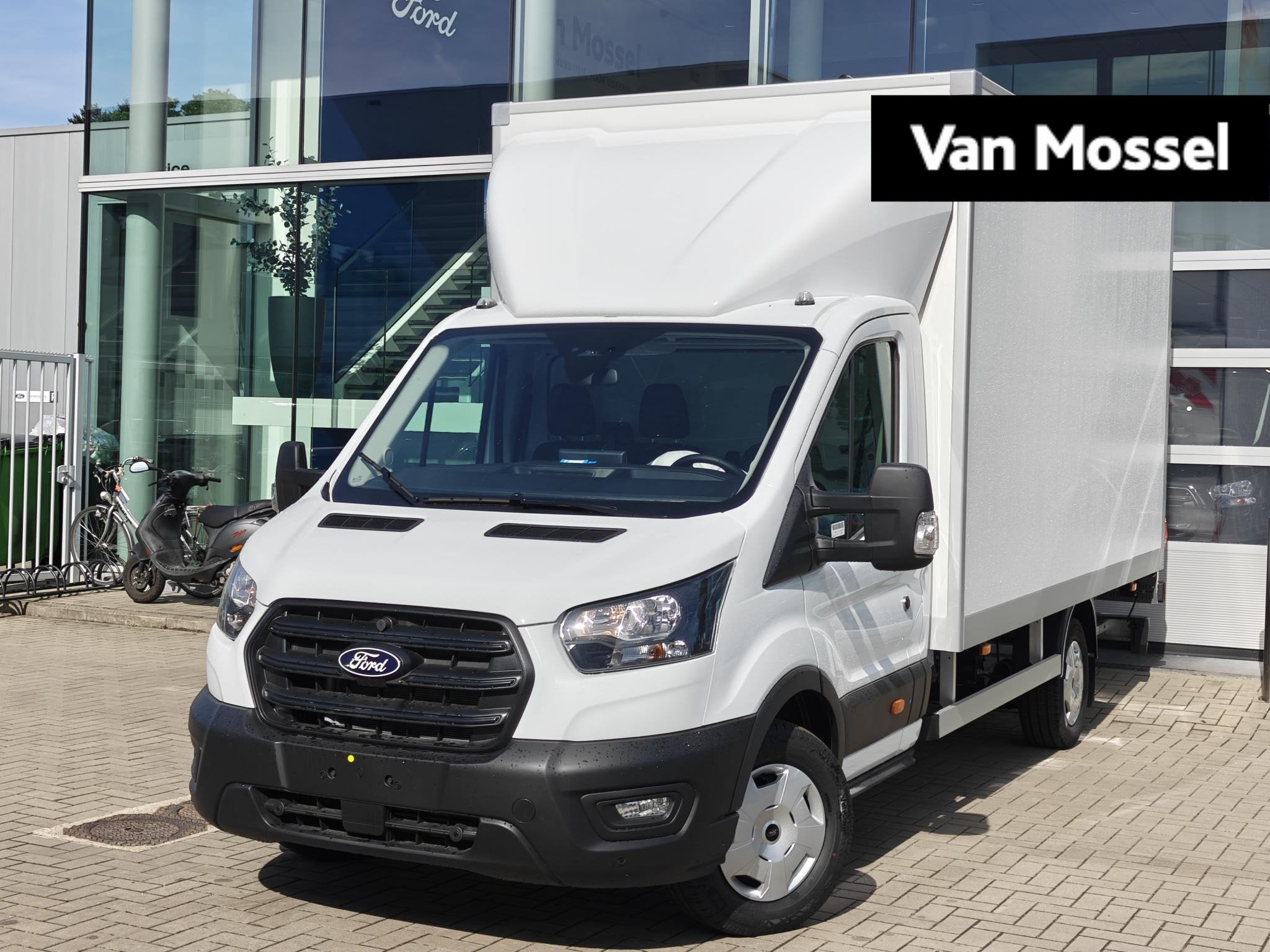 Ford Transit 2T ChassisCabine Meubelbak TRANSIT 2T 350E Tren, Auto's, Wit, Nieuw, 129 pk, Overige carrosserie
