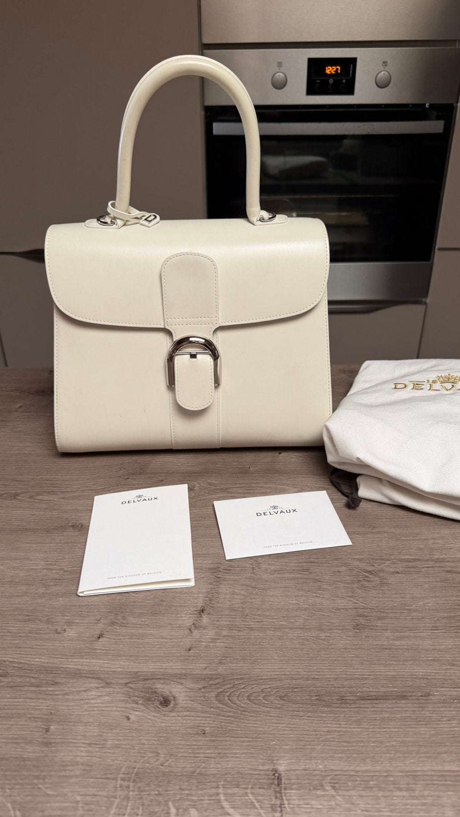 Delvaux Brilliant MM  magique blanc, Bijoux, Sacs & Beauté, Sacs | Sacs Femme, Enlèvement ou Envoi, Comme neuf, Blanc