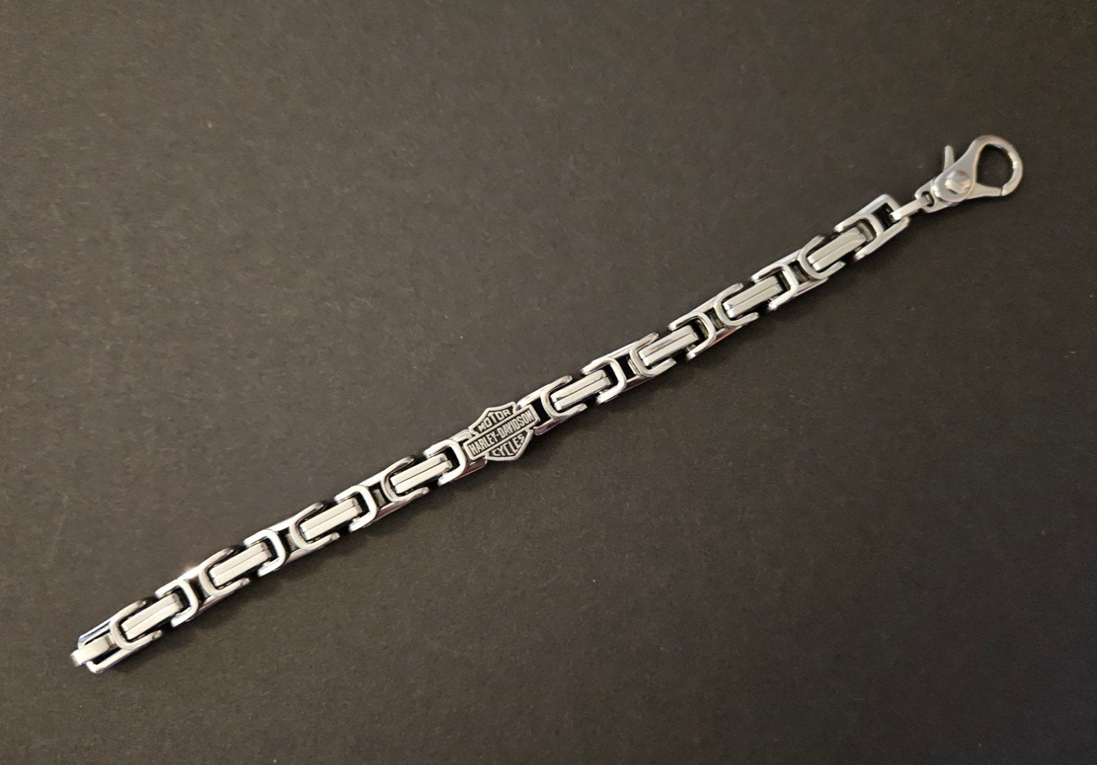 bracelet Harley Davidson, Bijoux, Sacs & Beauté, Enlèvement ou Envoi, Comme neuf, Argent
