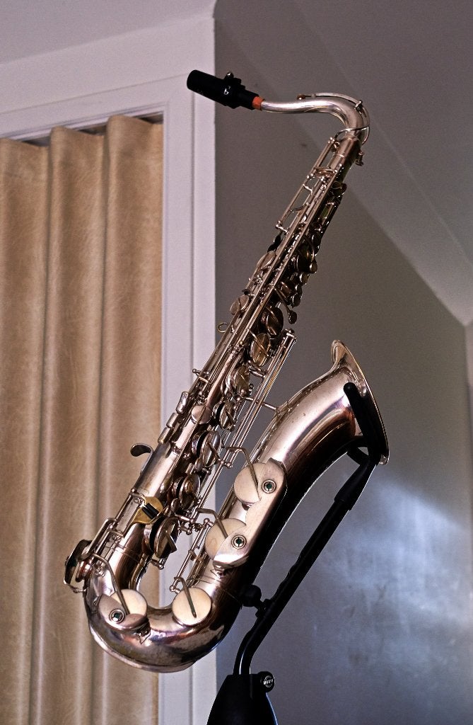 Sax ténor vintage Julius KeilwerthToneKing The NewKing 1967, Enlèvement, Utilisé, Ténor, Avec valise