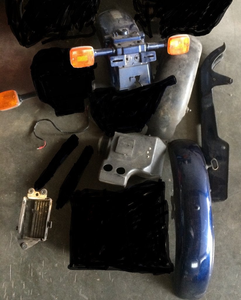 Suzuki gsx 750 lot onderdelen, van begin jaren 80, Ophalen, Gebruikt