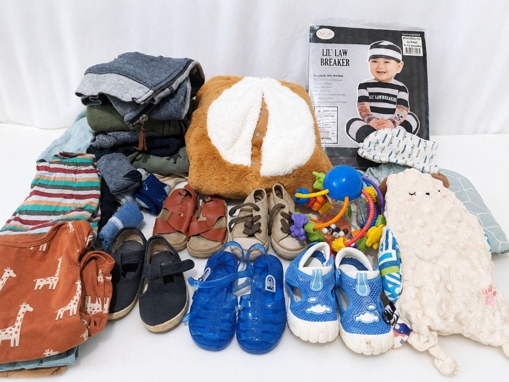 Babypakket maat 74-86 28 stuks, Ophalen, Gebruikt, Overige maten