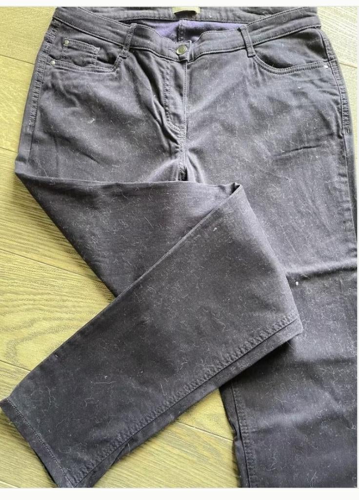 Broek Claude Arielle maat 42, Kleding | Dames, Paars, Maat 42/44 (L), Ophalen of Verzenden, Zo goed als nieuw