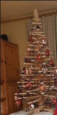 arbre de Noël alternatif en bois, Enlèvement