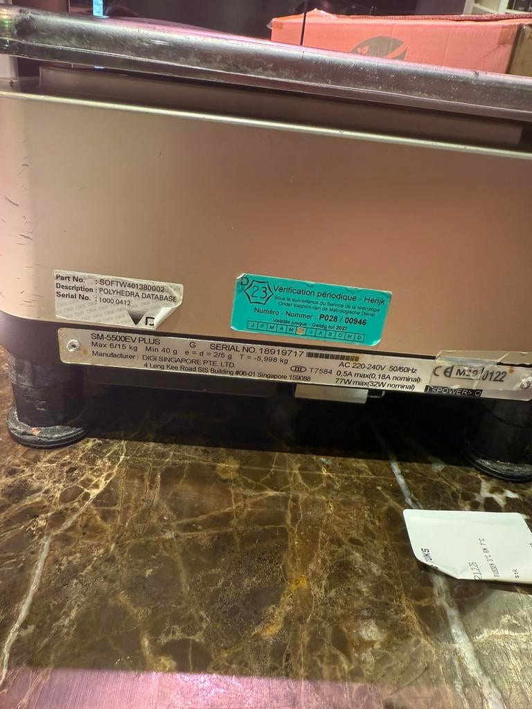 Digi SM 5500 Ev plus - 3 stuks, Enlèvement, Utilisé, Balance de magasin, Digital