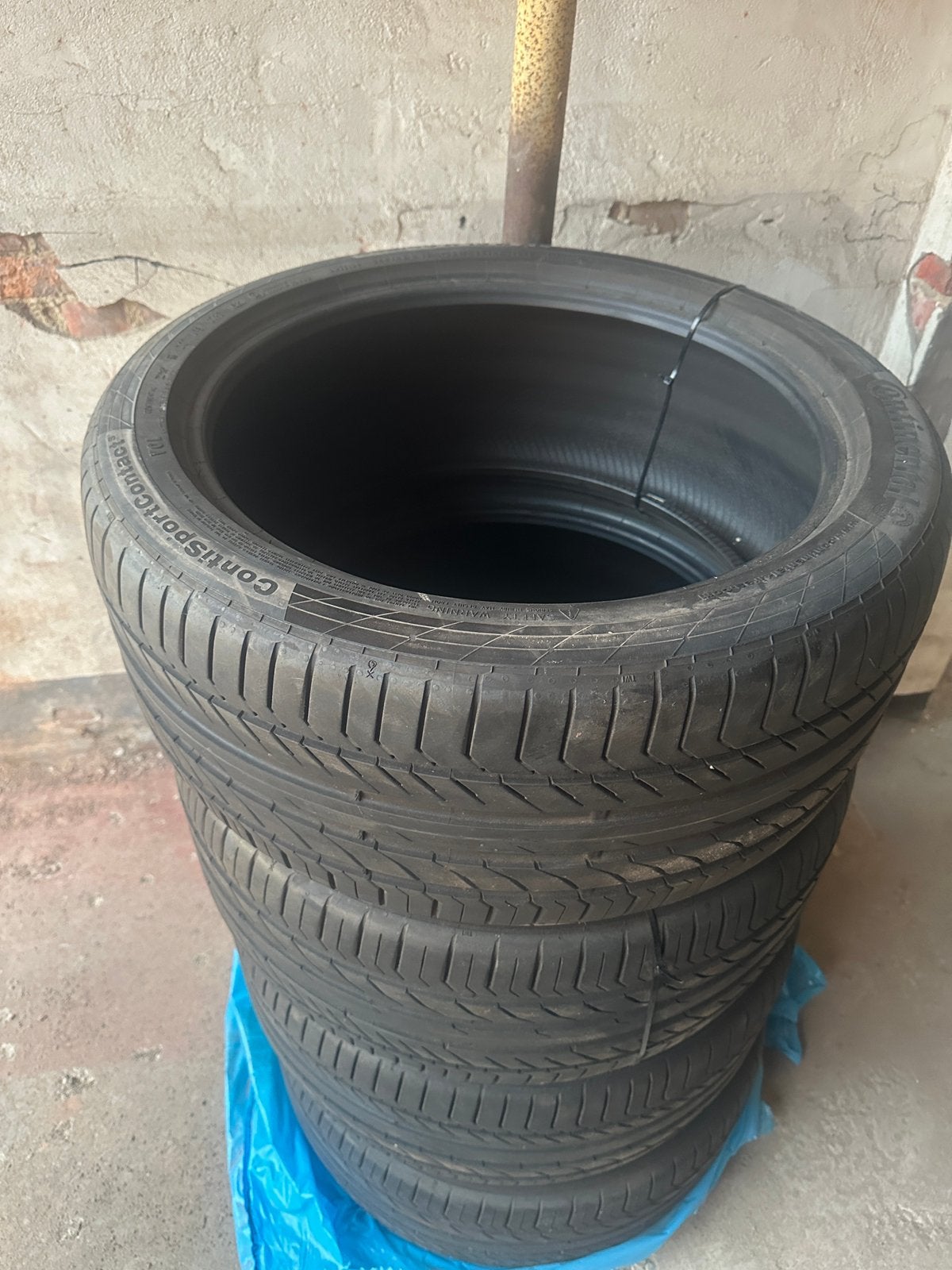 4 pneus d'été 255/40/19 Continental Sportcontact 5, Autos : Pièces & Accessoires, Pneus & Jantes, Neuf, 255 mm, Véhicule de tourisme