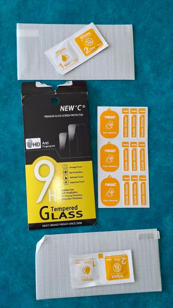 2 x Protections écran Samsung A52 en verre trempé, Telecommunicatie, Ophalen of Verzenden, Bescherming, Samsung