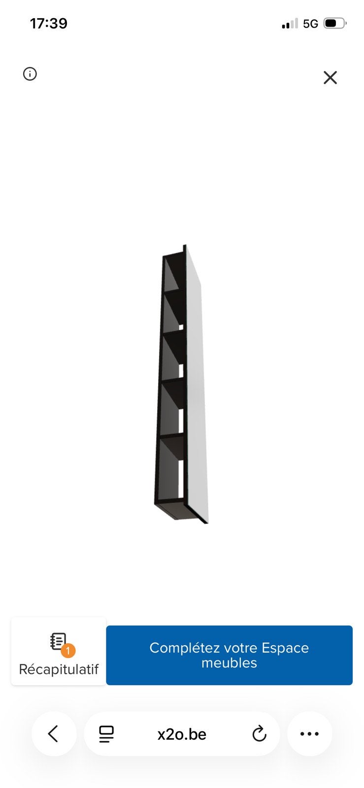 Miroir salle de bain avec rangement - X2O - Neuf, Neuf, Enlèvement ou Envoi, 150 à 200 cm, Rectangulaire